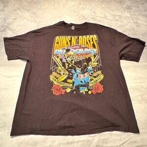Guns and Roses concert‎ band tshirt black size 3XL